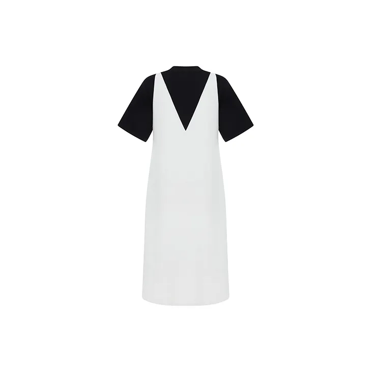 IMMI SS22 A-Line Skirt Dress White-1