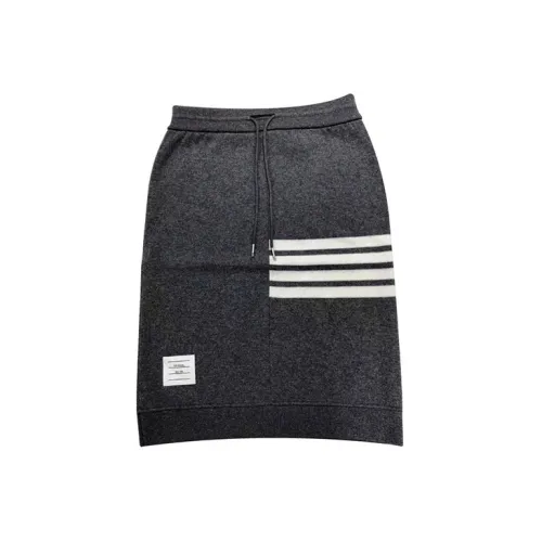 THOM BROWNE Casual Long Skirts Women's Gray