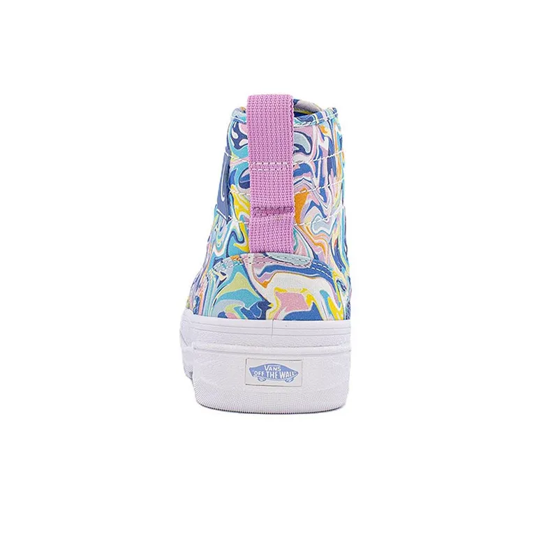 Vans SK8 HI Wc Classic Casual Skateboarding Shoes Unisex Blue Purple-2