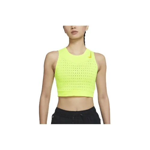 Nike Tank Tops Women's Fluorescent Yellow