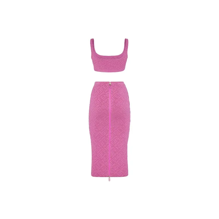 FENDI X Skims Embossed Skirt Set Colorado-1