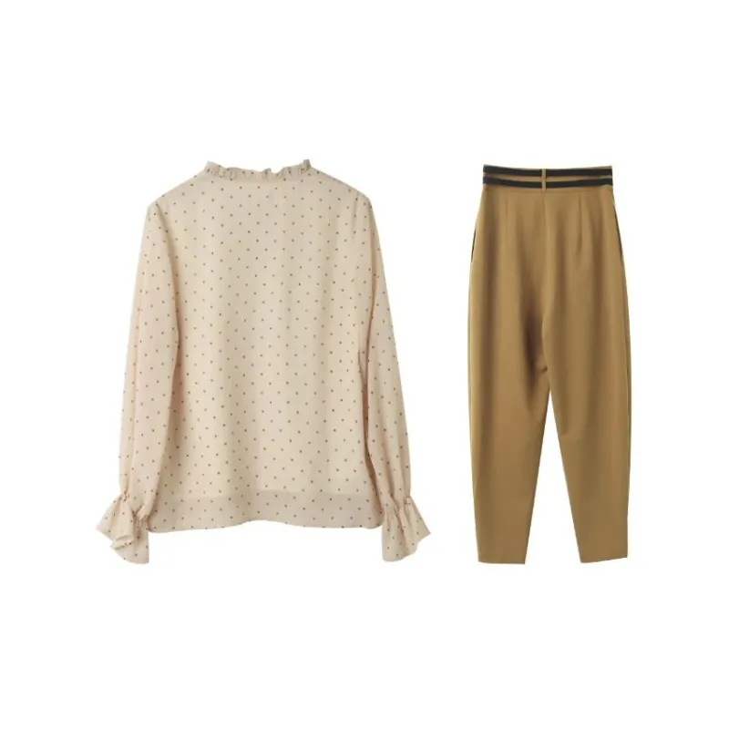 ANNECHEN Shirt Matching Sets Women's-1