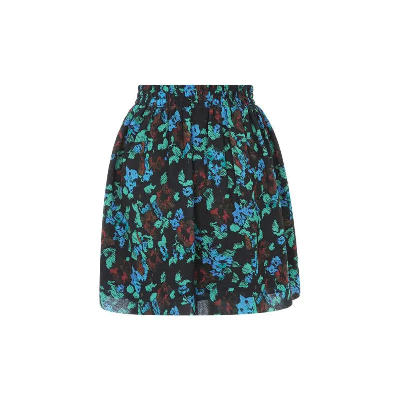 GANNI Floral print Buttoned Skirt-1