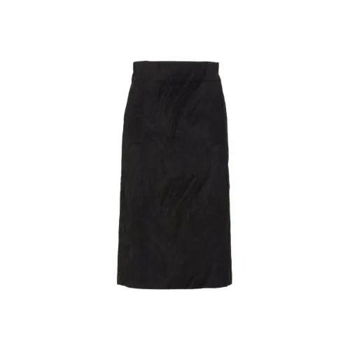 ISSEY MIYAKE Casual Long Skirts Women's Black