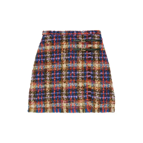 GUCCI Casual Short Skirts Women's Multicolor