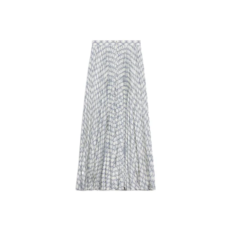 CELINE Casual Long Skirts Women's White-1