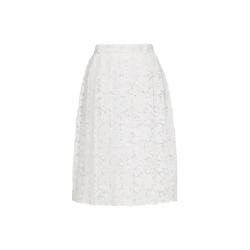 Valentino Casual Long Skirts Women's White