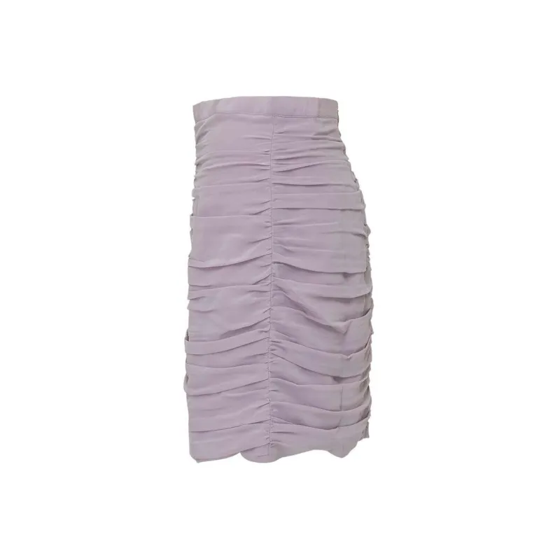 IRO NIGHT Ruched Back Slit Mini Skirt-2