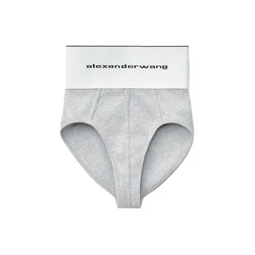 Alexander Wang SS21 Women Logo Sports Underwear Grey
