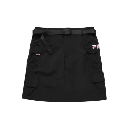 FILA FUSION Cargo Short Skirts Women's Pitch Black