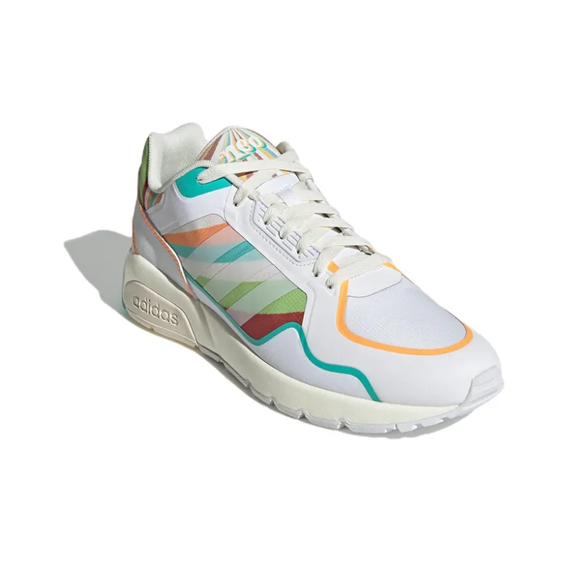 Adidas Neo Run9tis 'White Blue Green'-2