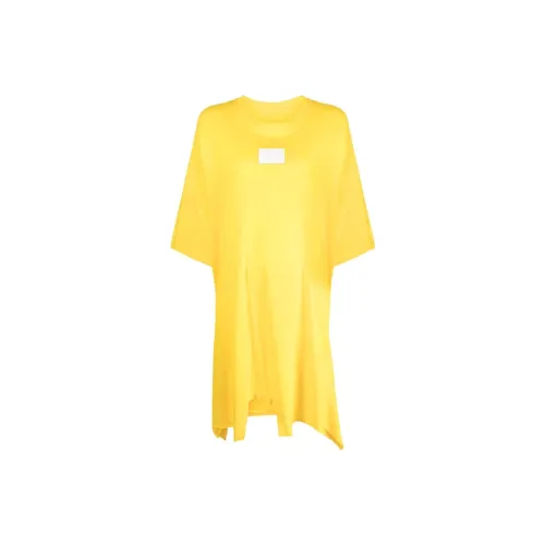 MM6 Maison Margiela Long-Sleeved Dresses Women's Yellow