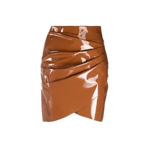 MSGM Casual Short Skirts Women's Light Brown