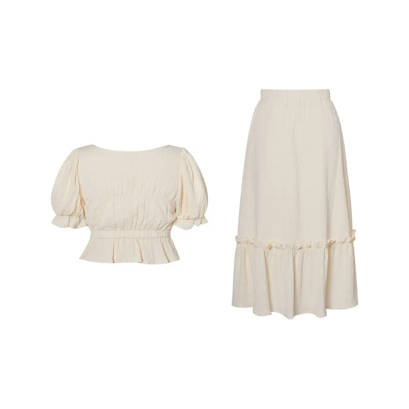 I'M ONE Two Piece Skirt Sets Women's-1