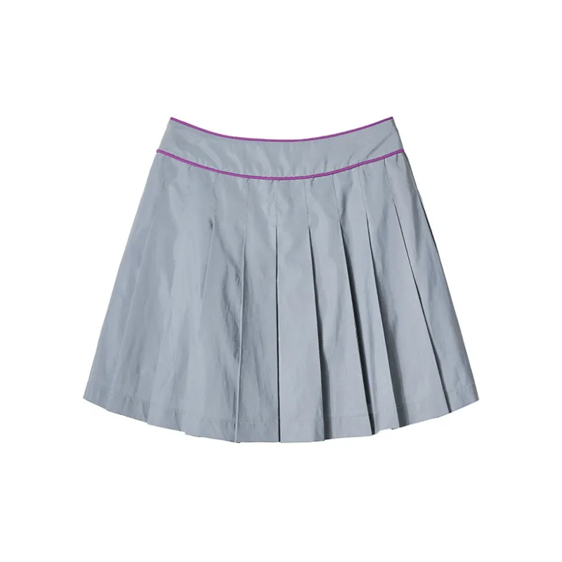 Fiona Chen Casual Short Skirts Women's Silver Gray-1