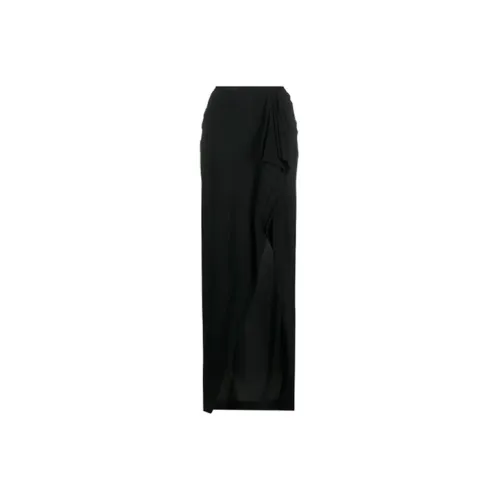 RICK OWENS Casual Long Skirts Women's Black