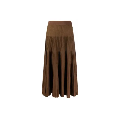 MM6 Maison Margiela Casual Long Skirts Women's Brown