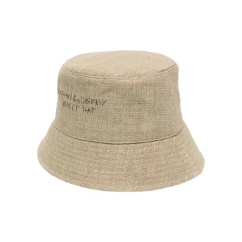 RUSLAN BAGINSKIY Bucket Hats Unisex Beige