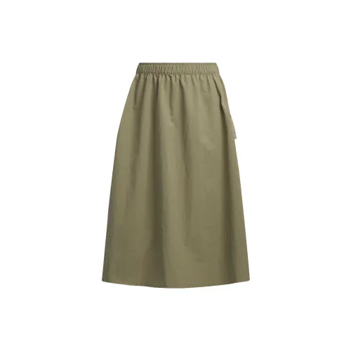 Adidas Neo Casual Long Skirts Women's Green