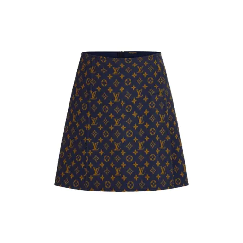 LOUIS VUITTON New Quarterly Products Of LV Casual Short Skirts Women's Black Multicolor