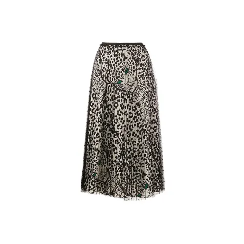 RED VALENTINO Casual Long Skirts Women's Black