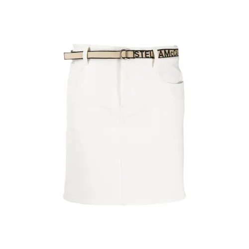 Stella McCartney Denim Short Skirts Women's White