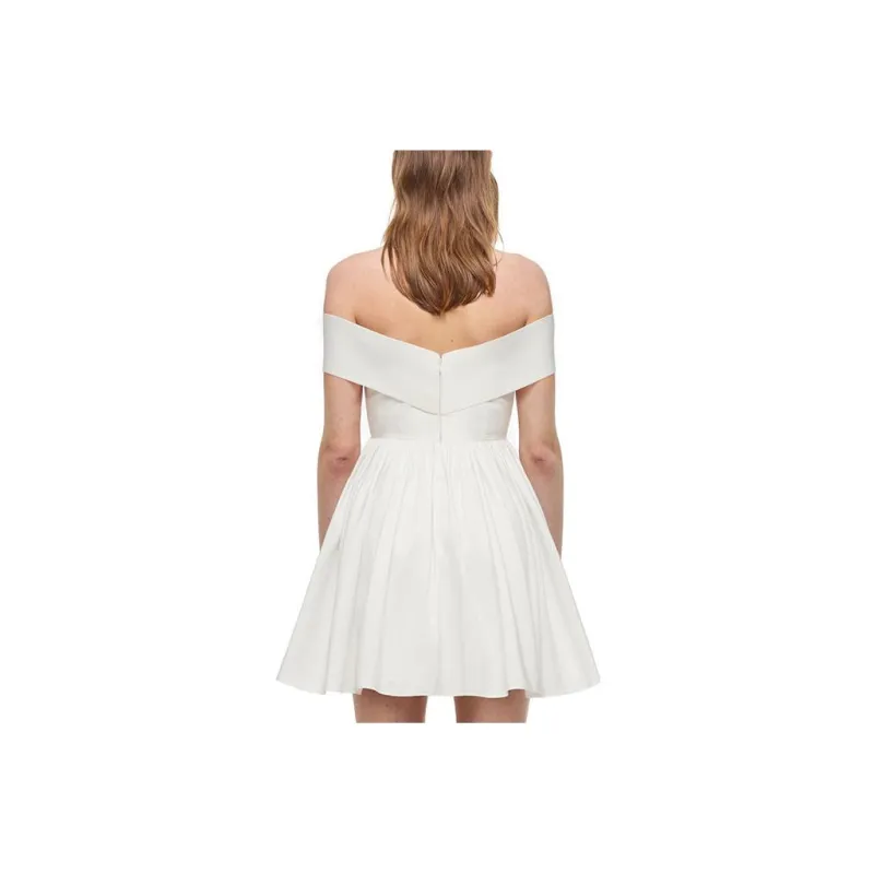 Self portrait Sleeveless Dresses Women's White-1