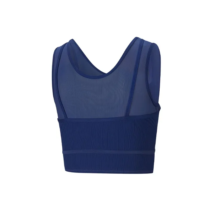 PUMA Sleeveless Sports Shirts Women's Electronic Blue-1