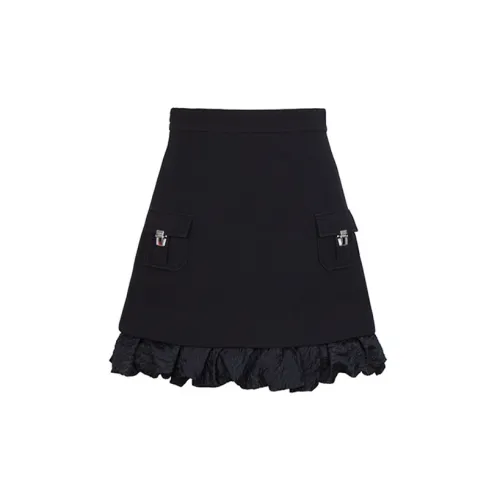 CALVIN LUO Casual Short Skirts Women's Black