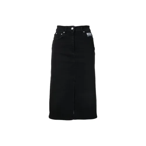 MSGM Denim Short Skirts Women's Black