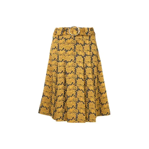 Maison Margiela Casual Long Skirts Women's Yellow