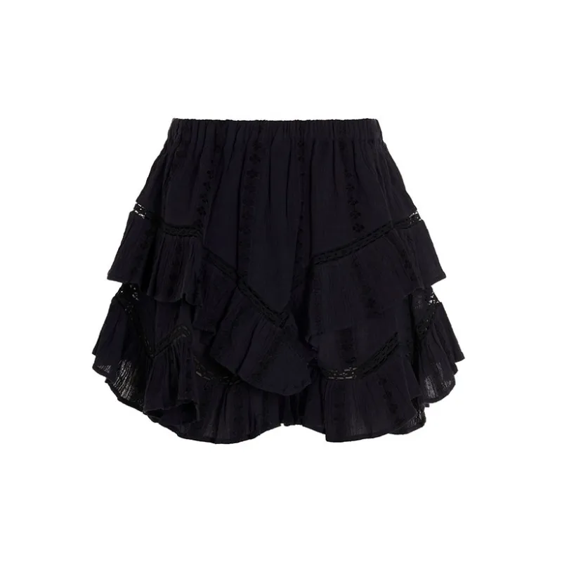 ISABEL MARANT Casual Short Skirts Women's Black-1