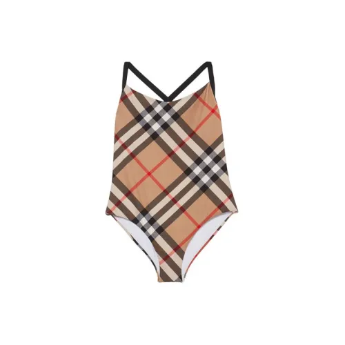 Burberry One-Piece Swimsuits Women's Light Brown