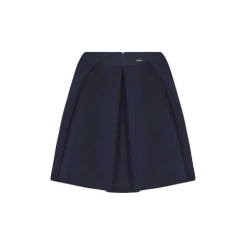 WE11DONE Casual Short Skirts Women's Dark Blue