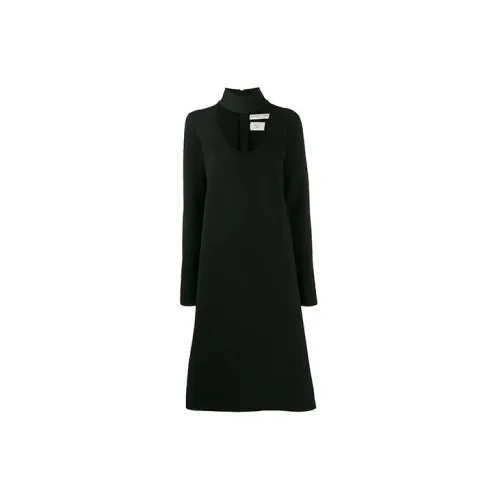 Bottega Veneta Long-Sleeved Dresses Women's Black