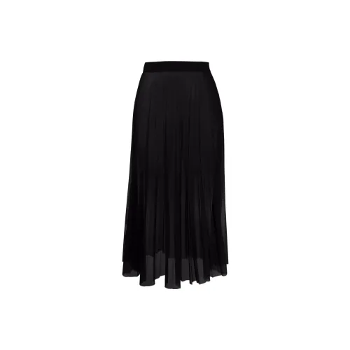 MM6 Maison Margiela Casual Long Skirts Women's Black