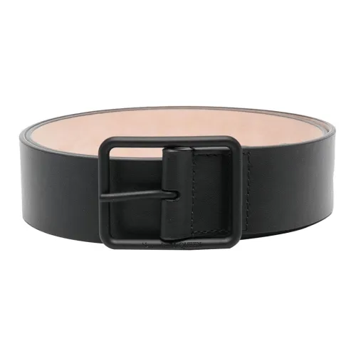 Alexander McQueen Leather Belts Men Black