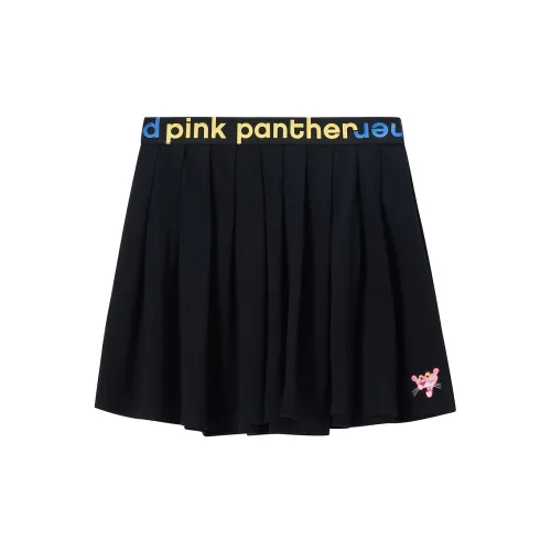 Pink Panther Fun X Pink Panther Casual Short Skirts Women's Black