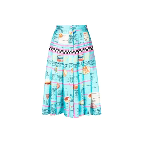 MOSCHINO Casual Long Skirts Women's Blue