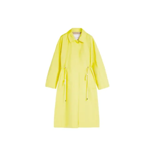 MaxMara Trench Coats Women's Yellow