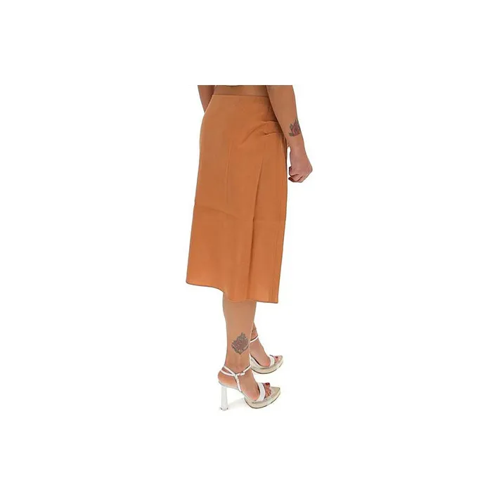 Jacquemus Casual Long Skirts Women's Orange-1