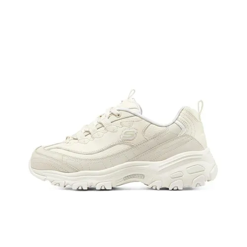 Skechers D'Lites 1.0 Casual Shoes Women's Low-Top Off White