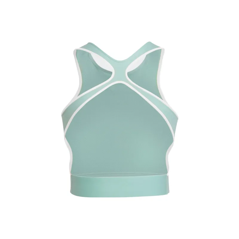 Adidas Sleeveless Sports Shirts Women's Green-1