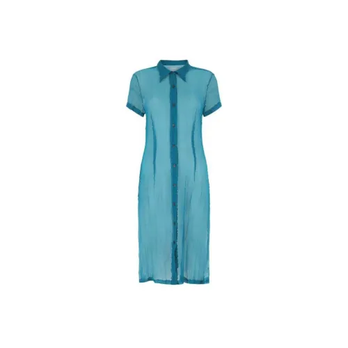 DRIES VAN NOTEN Short-Sleeved Dresses Women's Blue