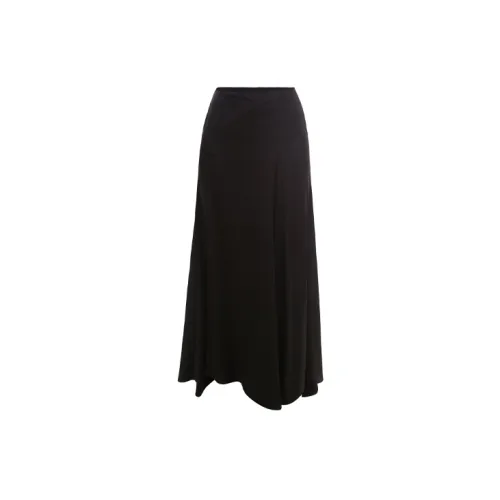 SportMax Casual Long Skirts Women's Black