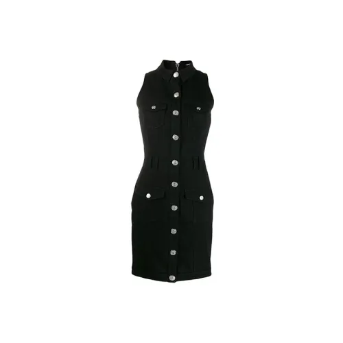 BALMAIN Sleeveless Dresses Women's Black