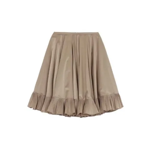 WE11DONE Casual Long Skirts Women's Khaki