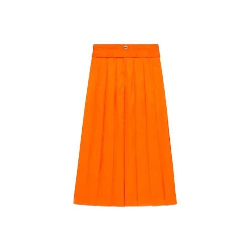 The North Face GUCCI X The North Face Casual Long Skirts Women's Orange