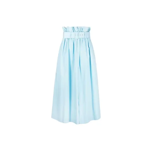 MSGM Casual Long Skirts Women's Blue