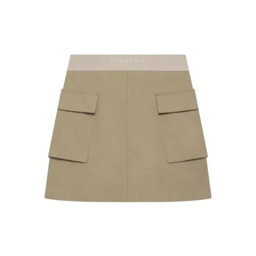 Fear Of God Essentials SS22 Casual Short Skirts Women's Oak Brown